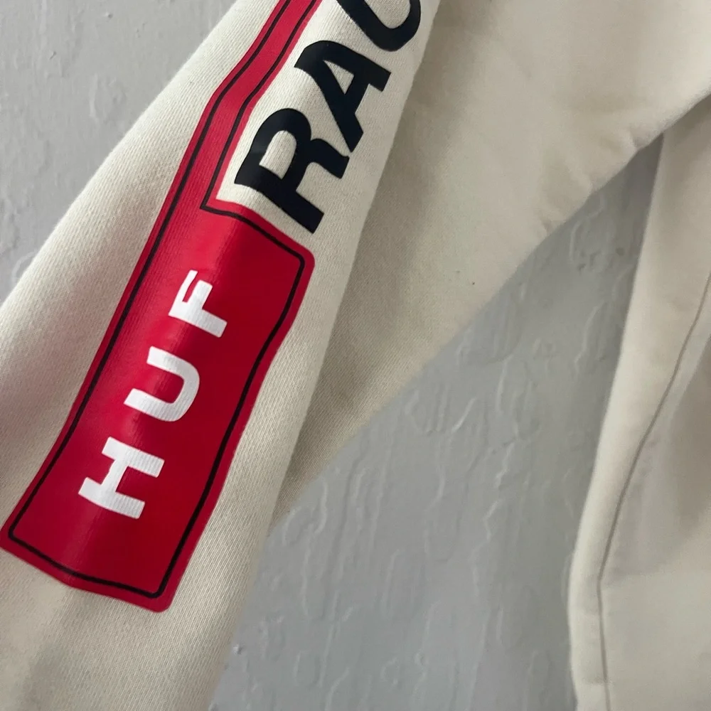 HUF TRD Men's Cream Sweater - Picture 4 of 8